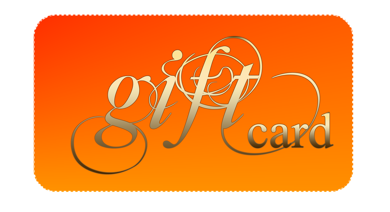 Orange gift card
