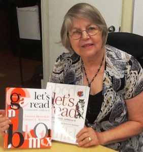 Sharon Hillestad with Let's Read books -cropped